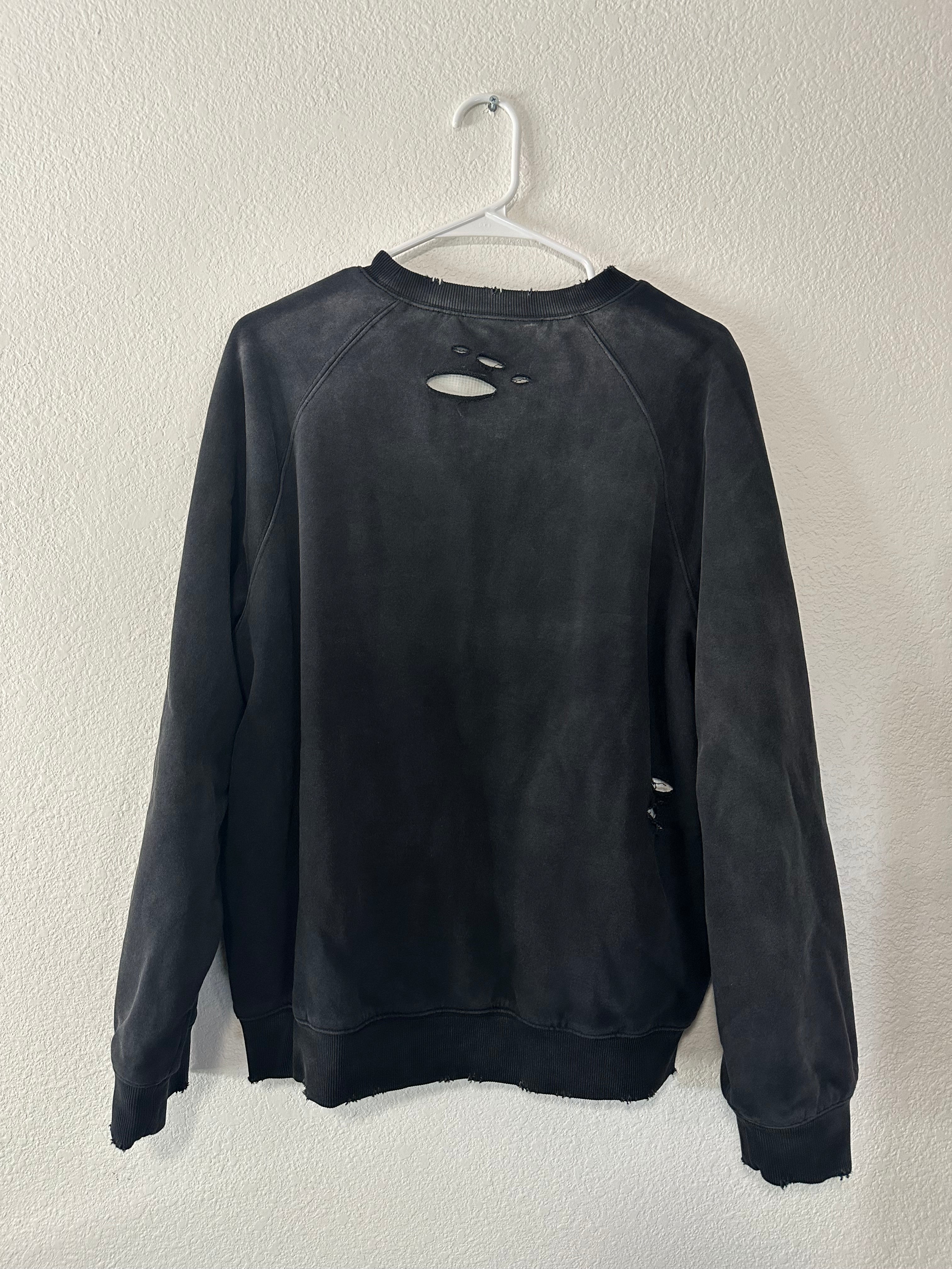 Distressed Crewneck *Sample*