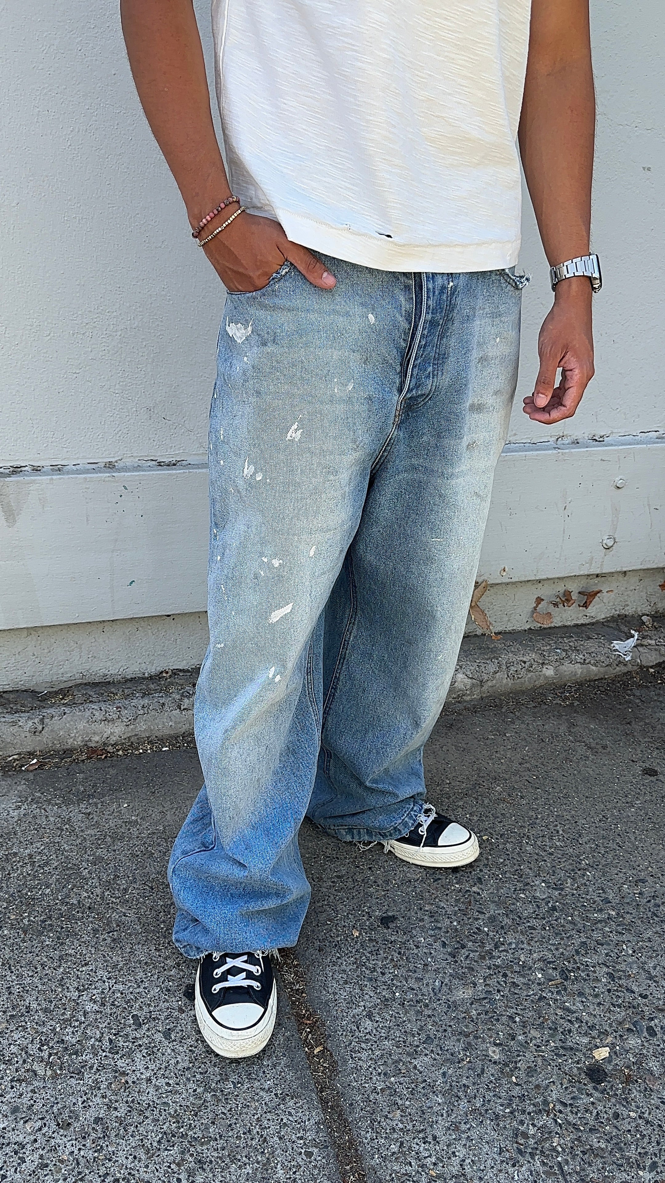 “VVS” baggy denim