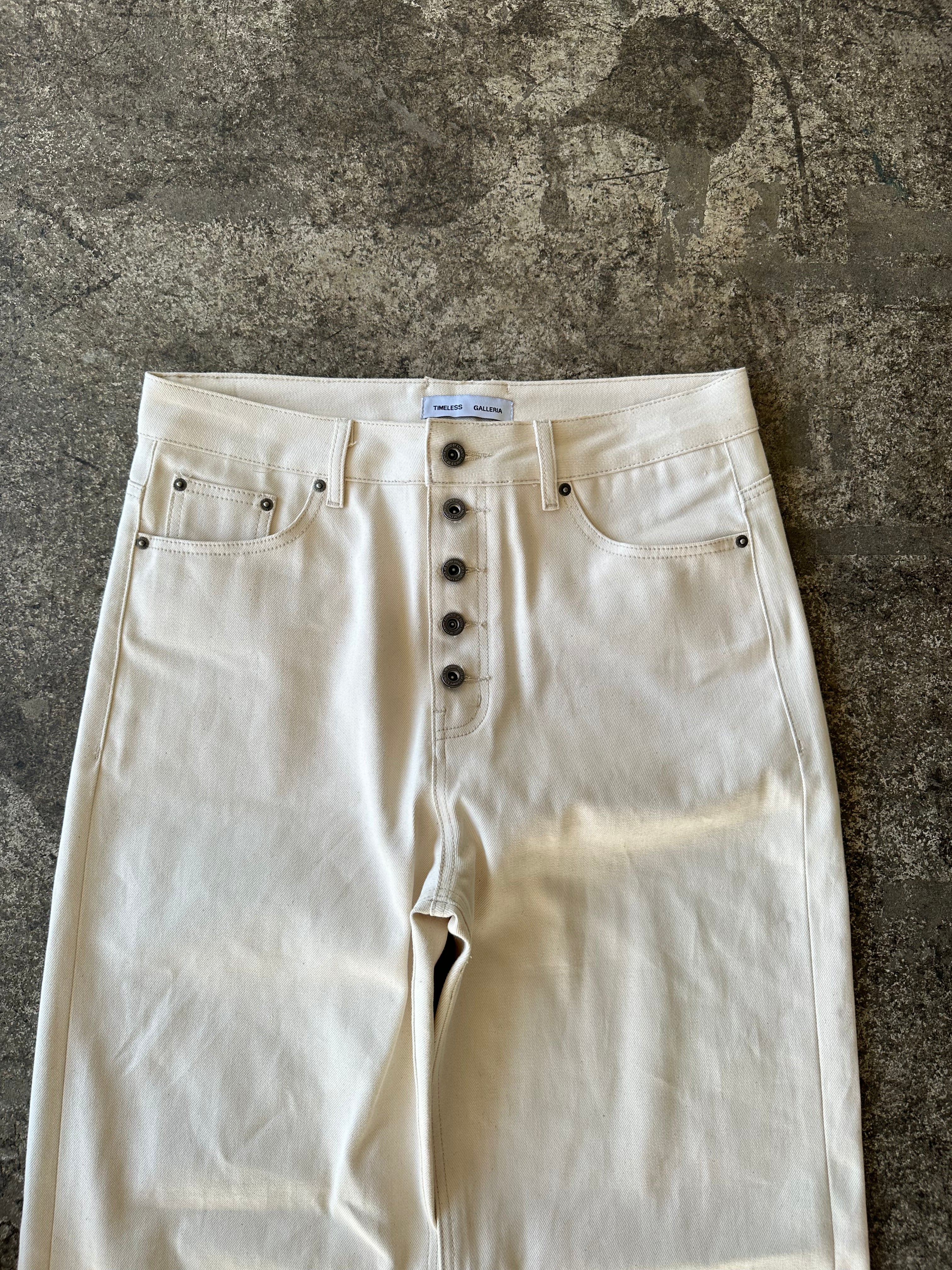 Mich Creme Raw Selvedge
