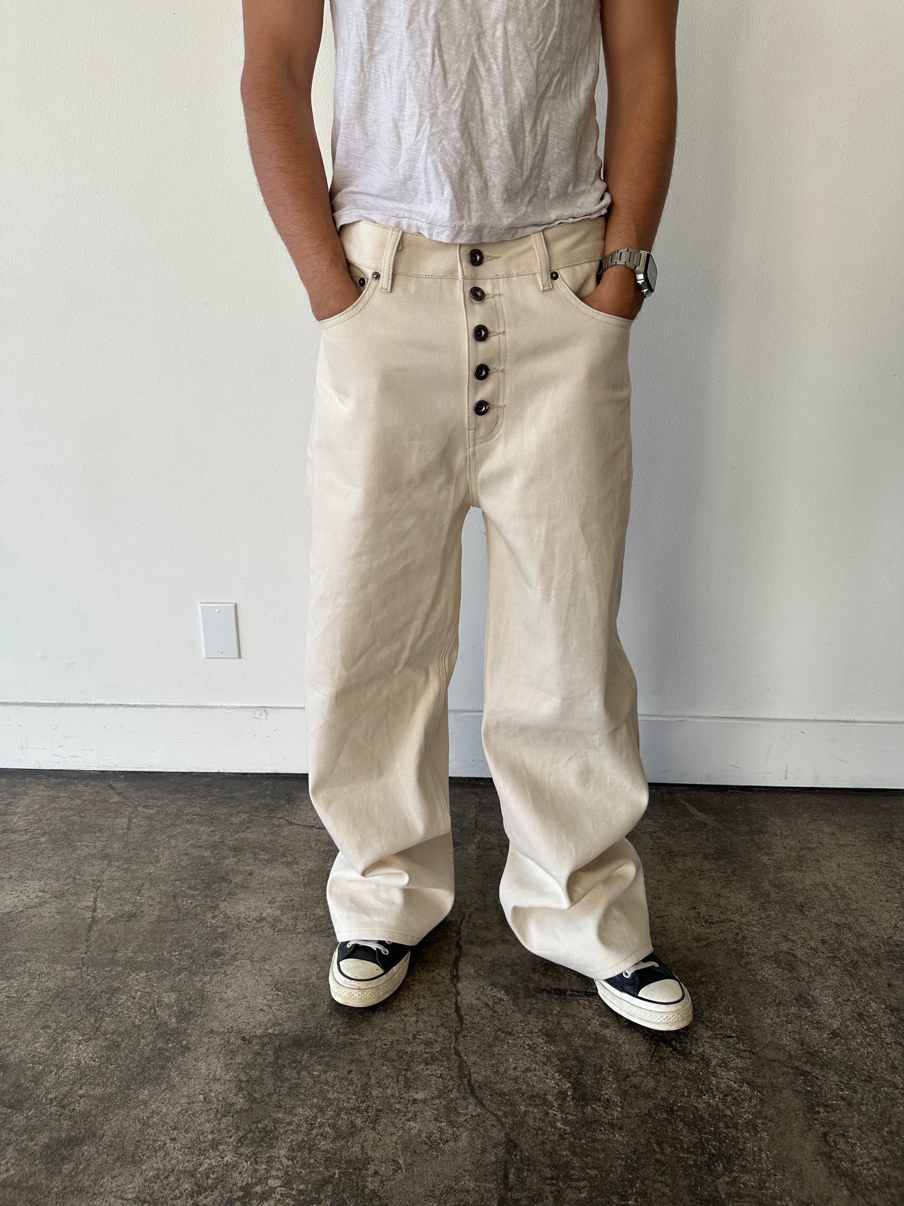 Mich Creme Raw Selvedge